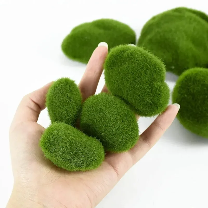 Terrarium Moss Art - Simulation de pierre de mousse artificielle,