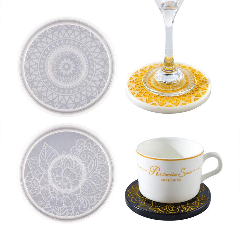 Coaster Mold Round - Moule en silicone pour sous-verre en