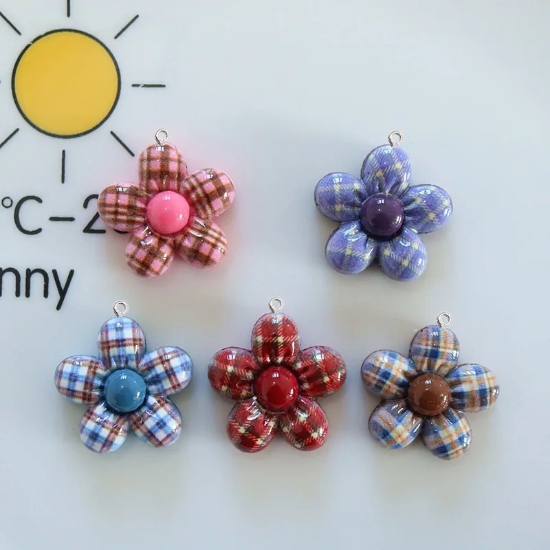 Resin Craft Material - 10 Pendentifs en résine planaire motif