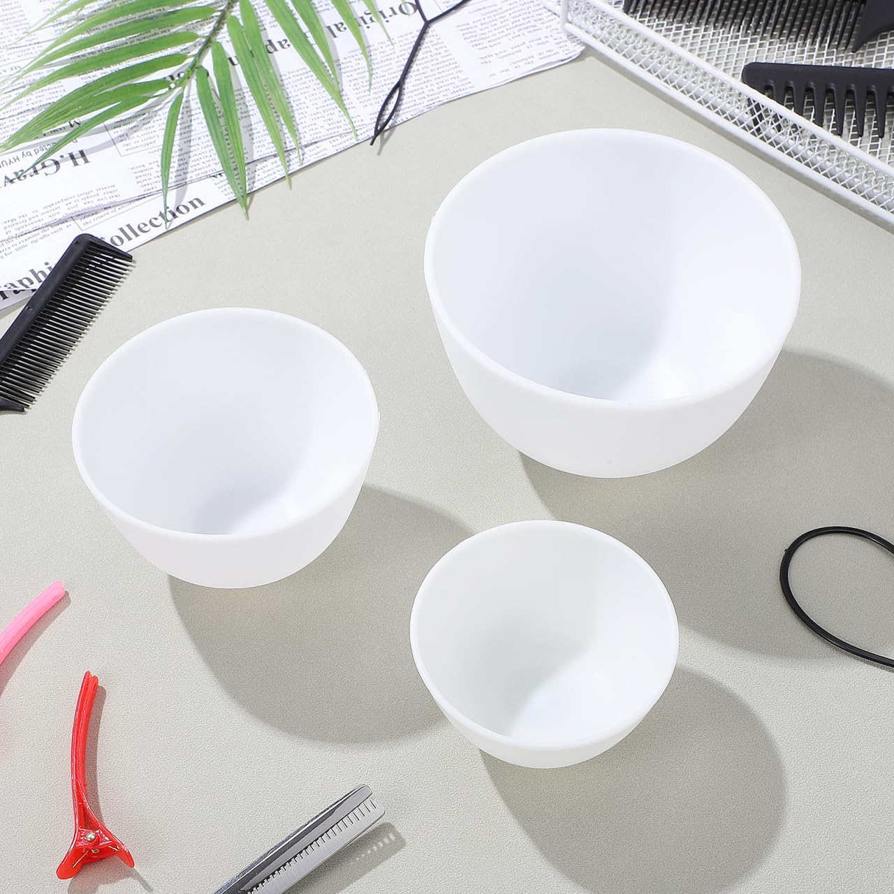 Mixing Cup Silicone - Ensemble de 3 bols en silicone