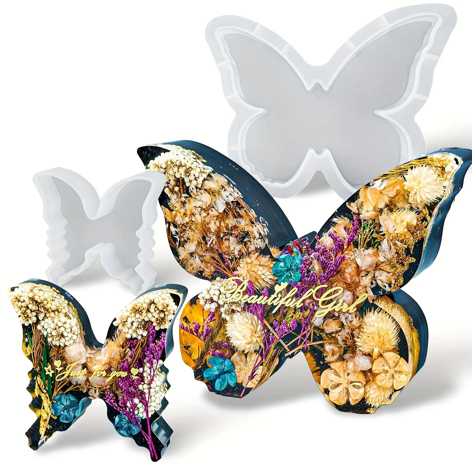Flower Preservation Resin - Ensembles de moules en résine papillon
