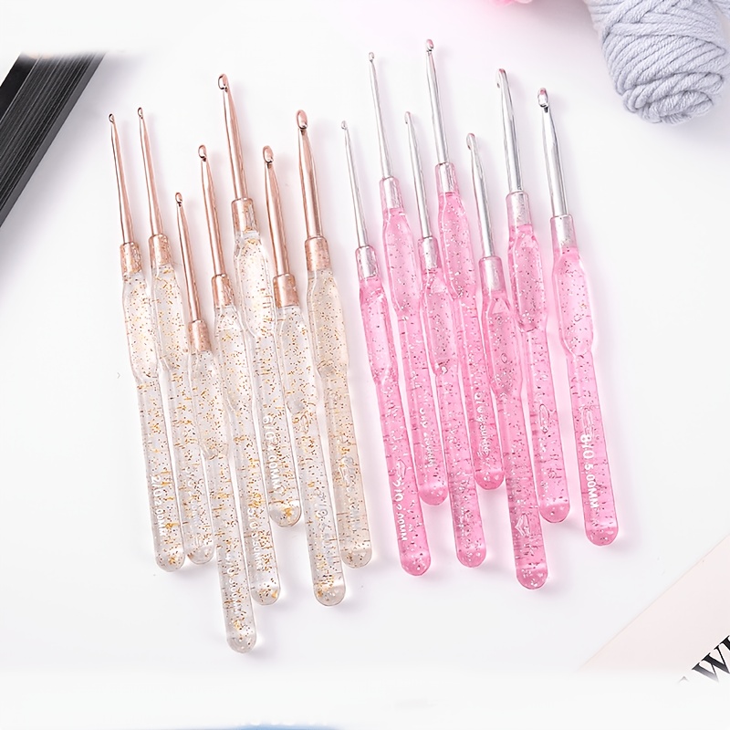 Resin Glitter Pack - Ensemble d'aiguilles à crochet en résine