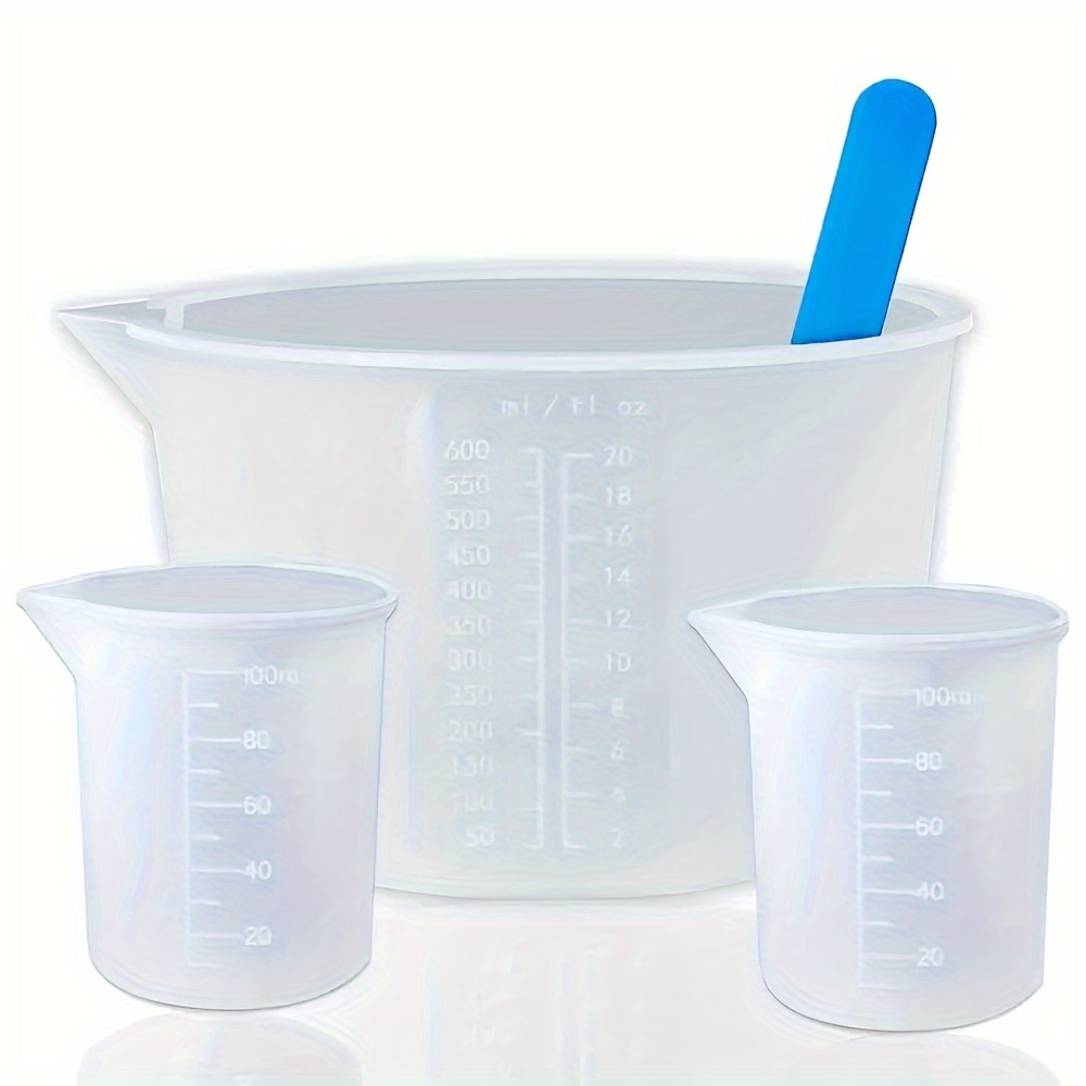Mixing Cup Silicone - Tasses à mesurer en silicone, fournitures
