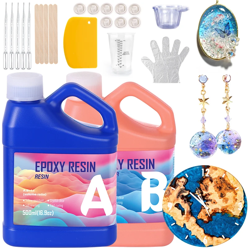 Resin Jewelry Kit - Kit de résine époxy facile à