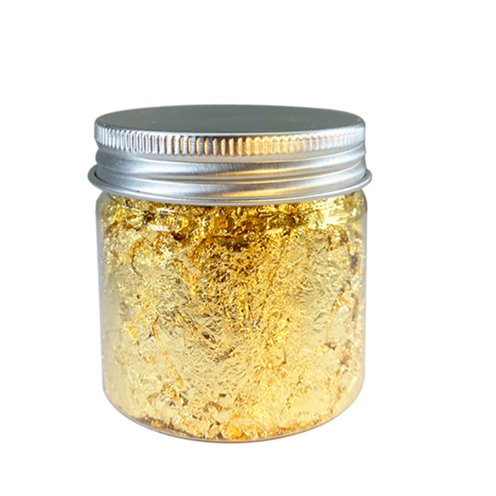 Gold Foil Flakes - 216.239.- Feuille de cuivre rose or
