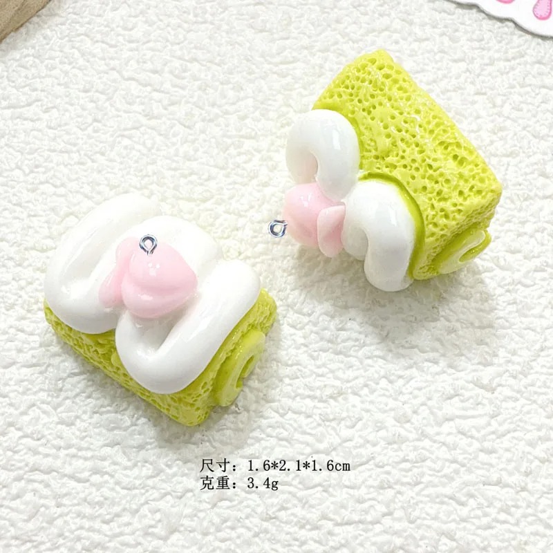 Resin Craft Supplies - 10 Pcs Mini Pendentifs en Résine