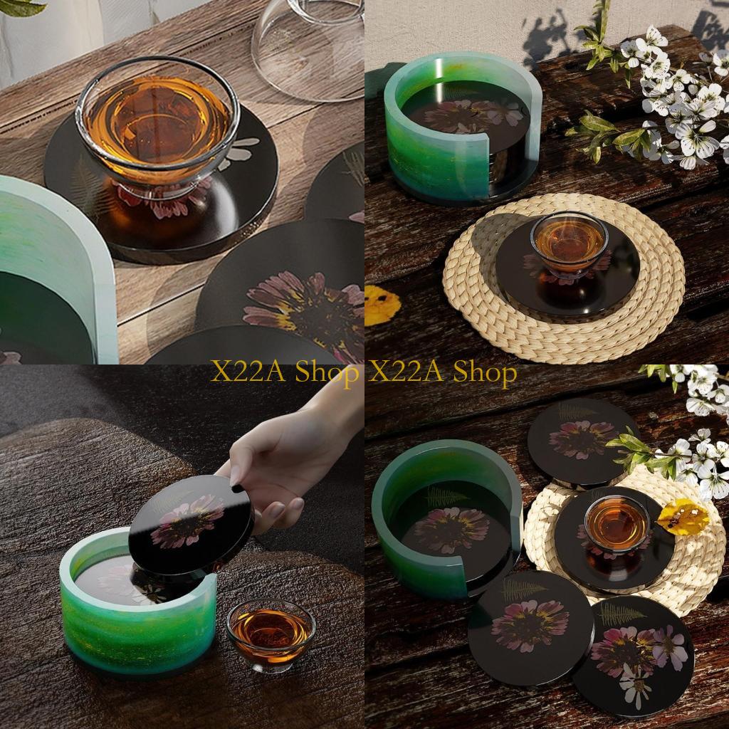 Geode Mold Silicone - Moules en silicone dessous verre géodes