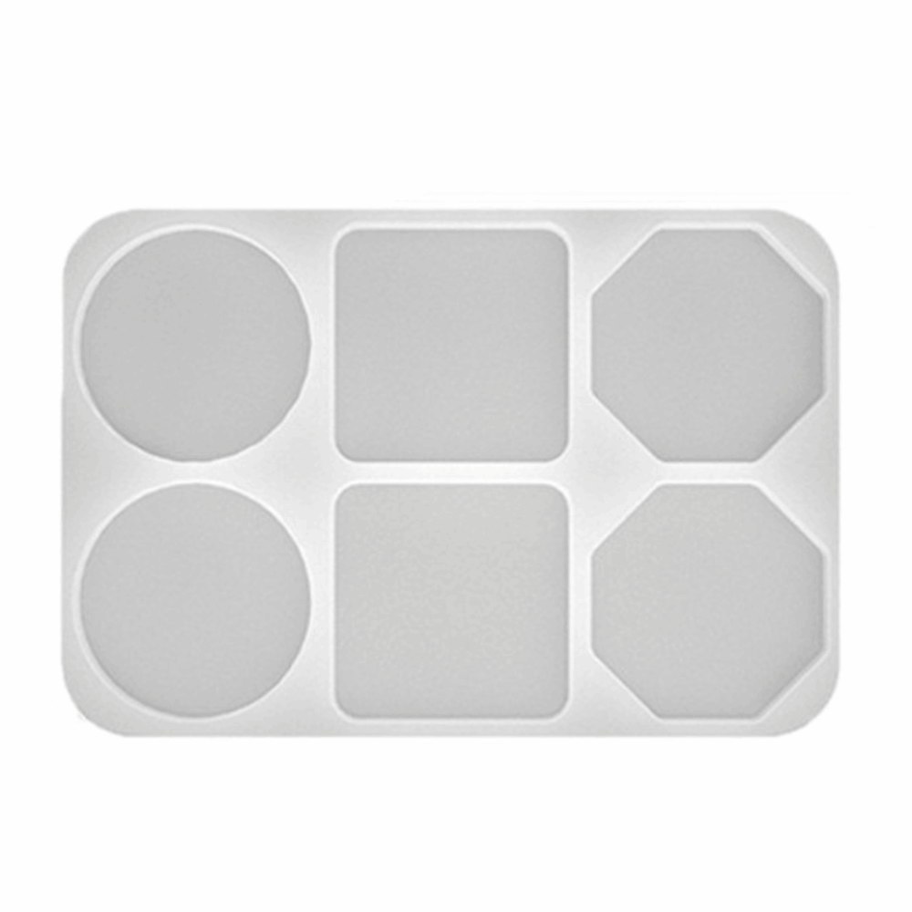 Coaster Mold Round - Moule en silicone pour sous-verres créatifs,