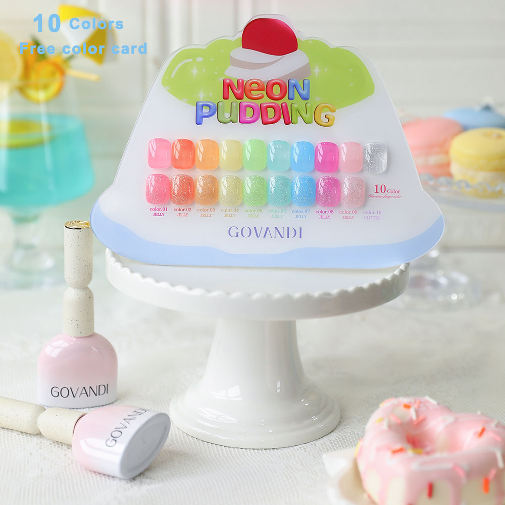 Resin Glitter Pack - Printemps été 10 pièces Gel crème