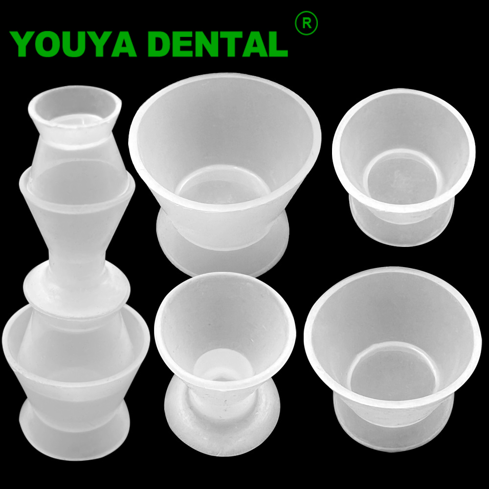 Mixing Cup Silicone - Bol de mélange dentaire 4 pièces/ensemble,