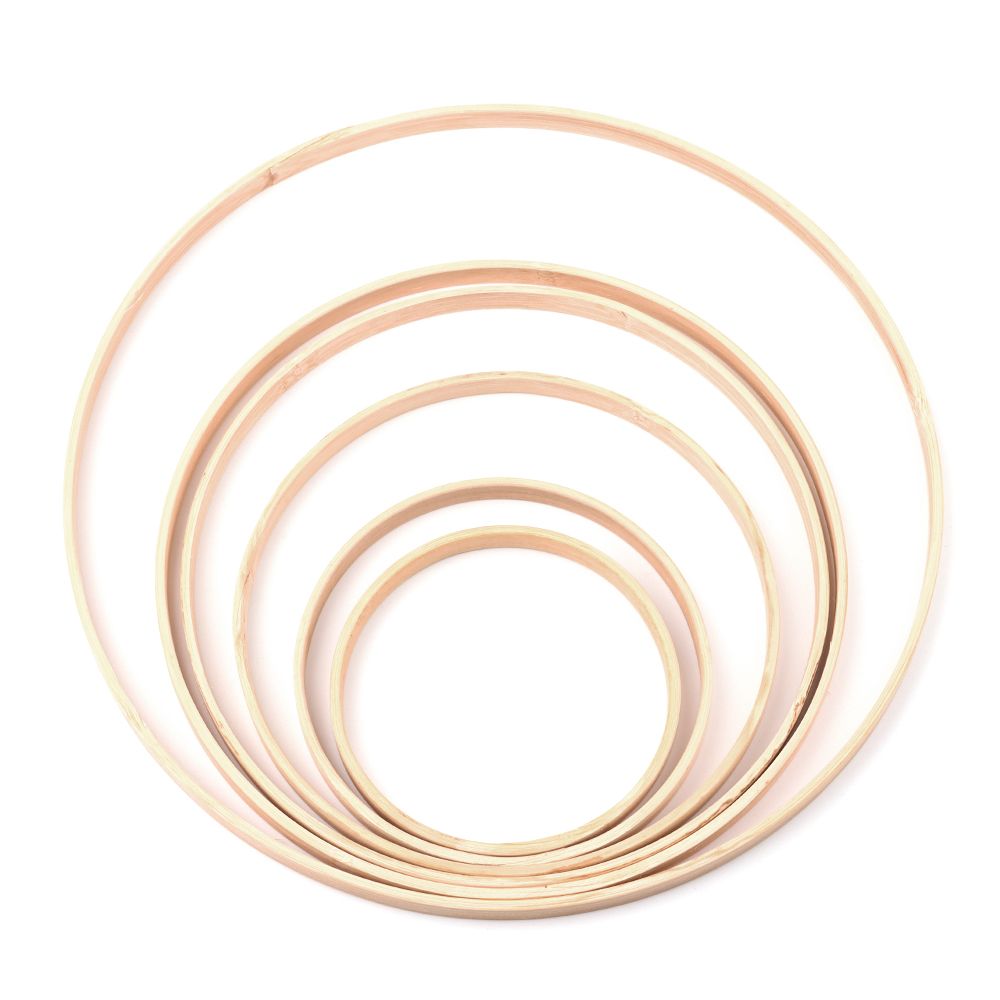 Cerceau Rond en Bois de Bambou - Wood Ring Blank avis et prix