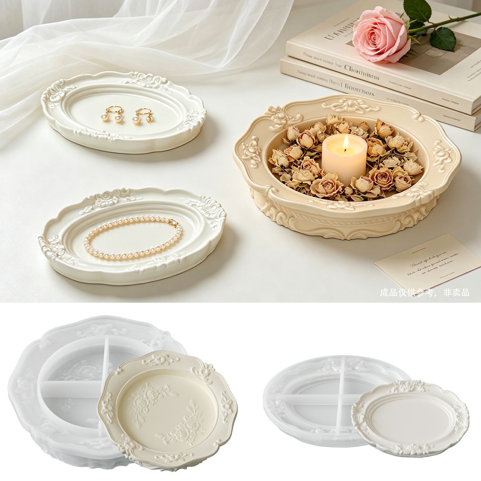 Moule en silicone élégant de s - Coaster Mold Round avis et prix
