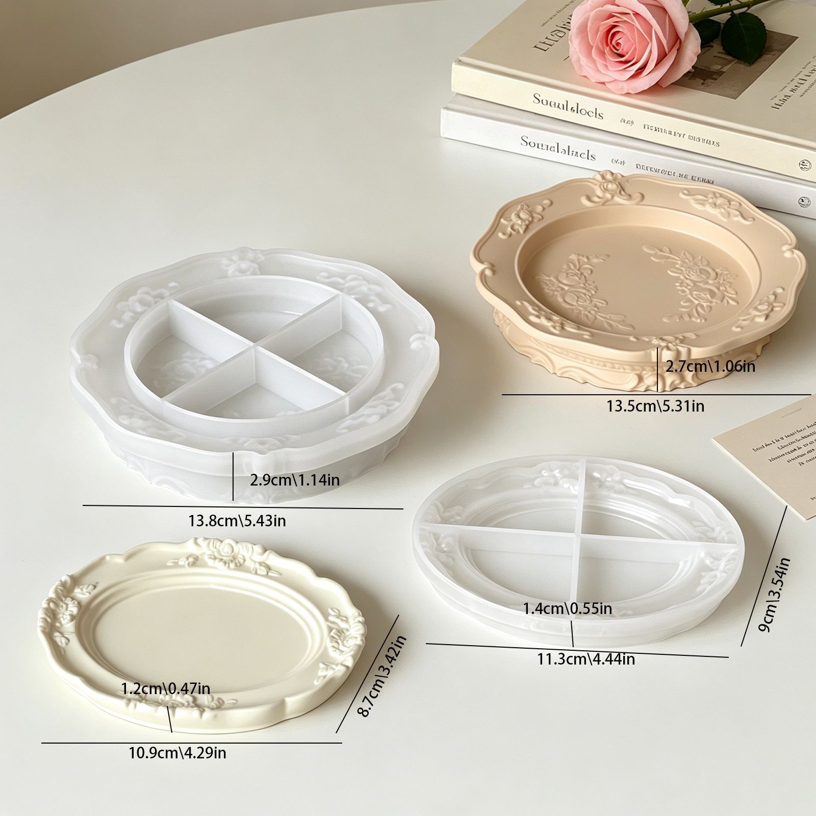 Moule en silicone élégant de s - Coaster Mold Round avis et prix