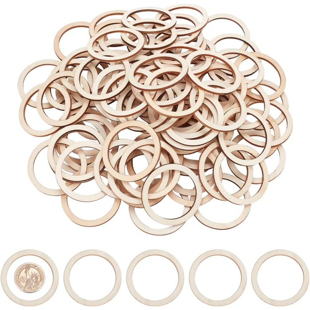 Ornements de cercles en forme  - Wood Ring Blank avis et prix