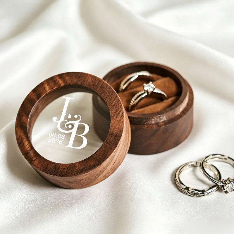 Boîte à alliances personnalisé - Wood Ring Blank avis et prix