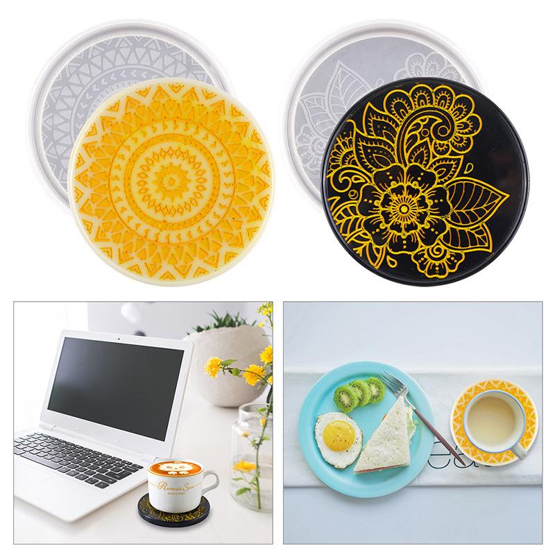 Moule en silicone pour sous-ve - Coaster Mold Round avis et prix