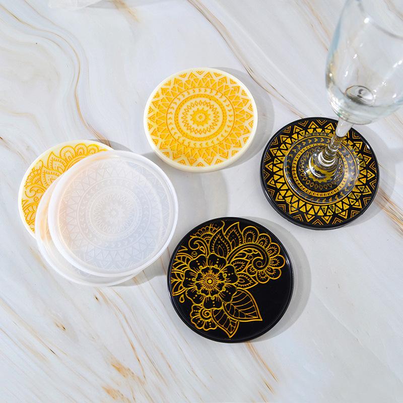 Moule en silicone pour sous-ve - Coaster Mold Round avis et prix