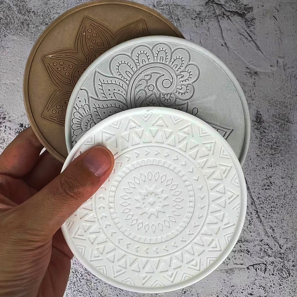 Moule rond en résine de silico - Coaster Mold Round avis et prix