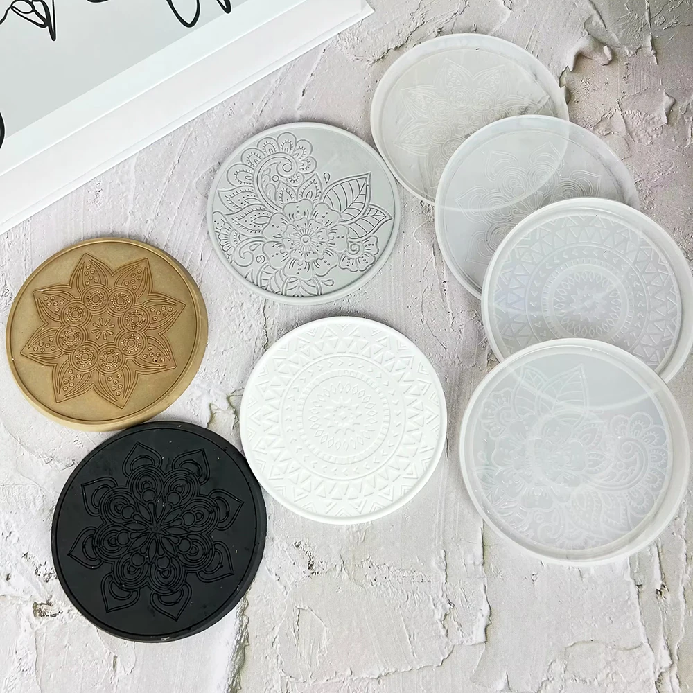 Moule rond en résine de silico - Coaster Mold Round avis et prix