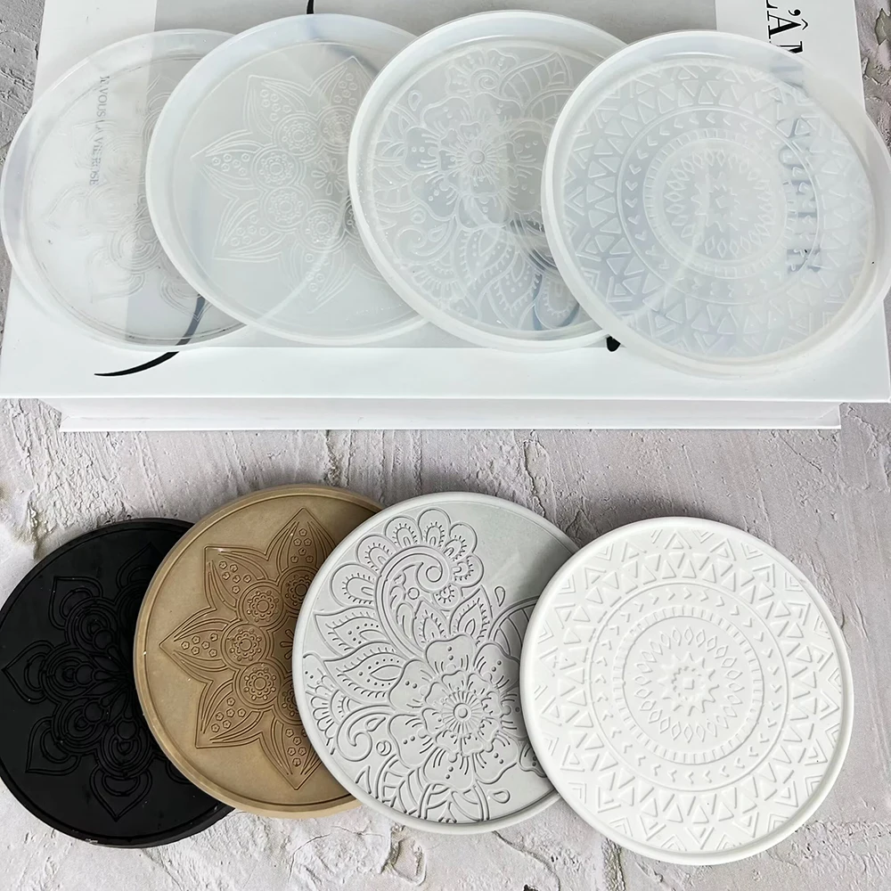 Moule rond en résine de silico - Coaster Mold Round avis et prix