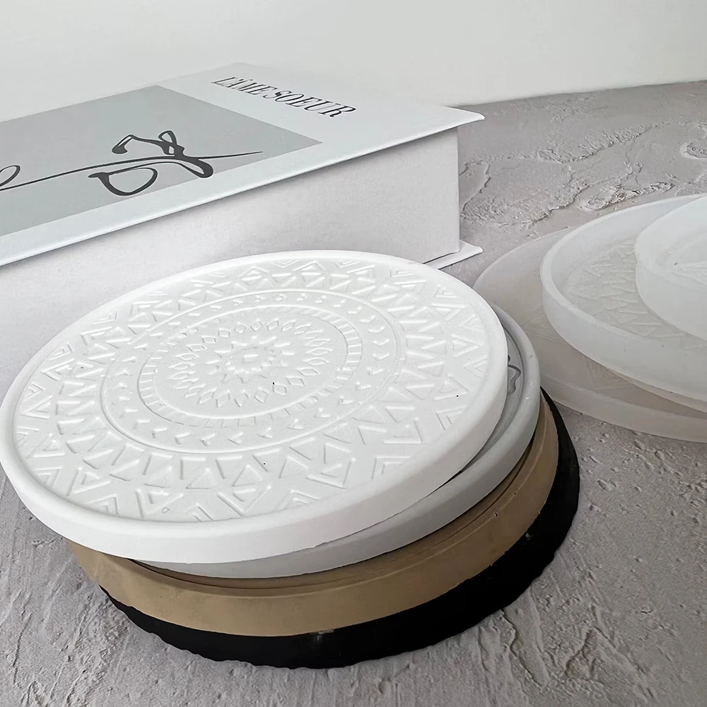 Moule rond en résine de silico - Coaster Mold Round avis et prix