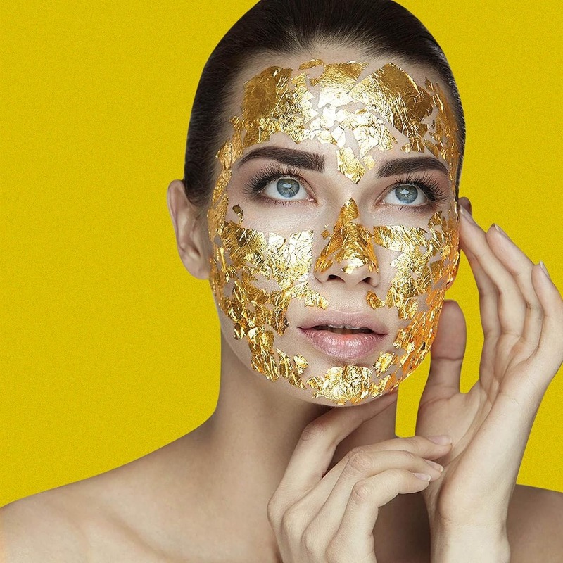Feuilles d'or véritable 24 car - Gold Foil Flakes avis et prix
