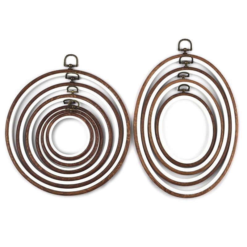 Kit de cercles à broder en boi - Wood Ring Blank avis et prix