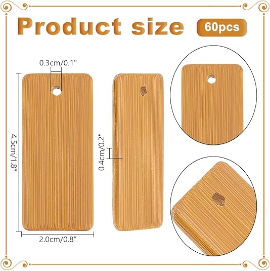 Étiquettes en bois vierges pou - Wood Ring Blank avis et prix