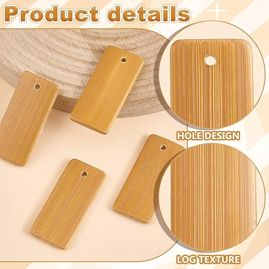 Étiquettes en bois vierges pou - Wood Ring Blank avis et prix