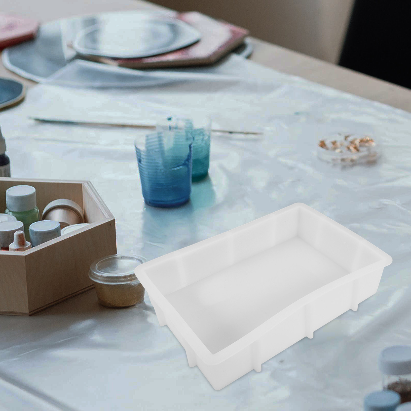 Grand moule rectangulaire en s - Flower Preservation Resin avis et prix