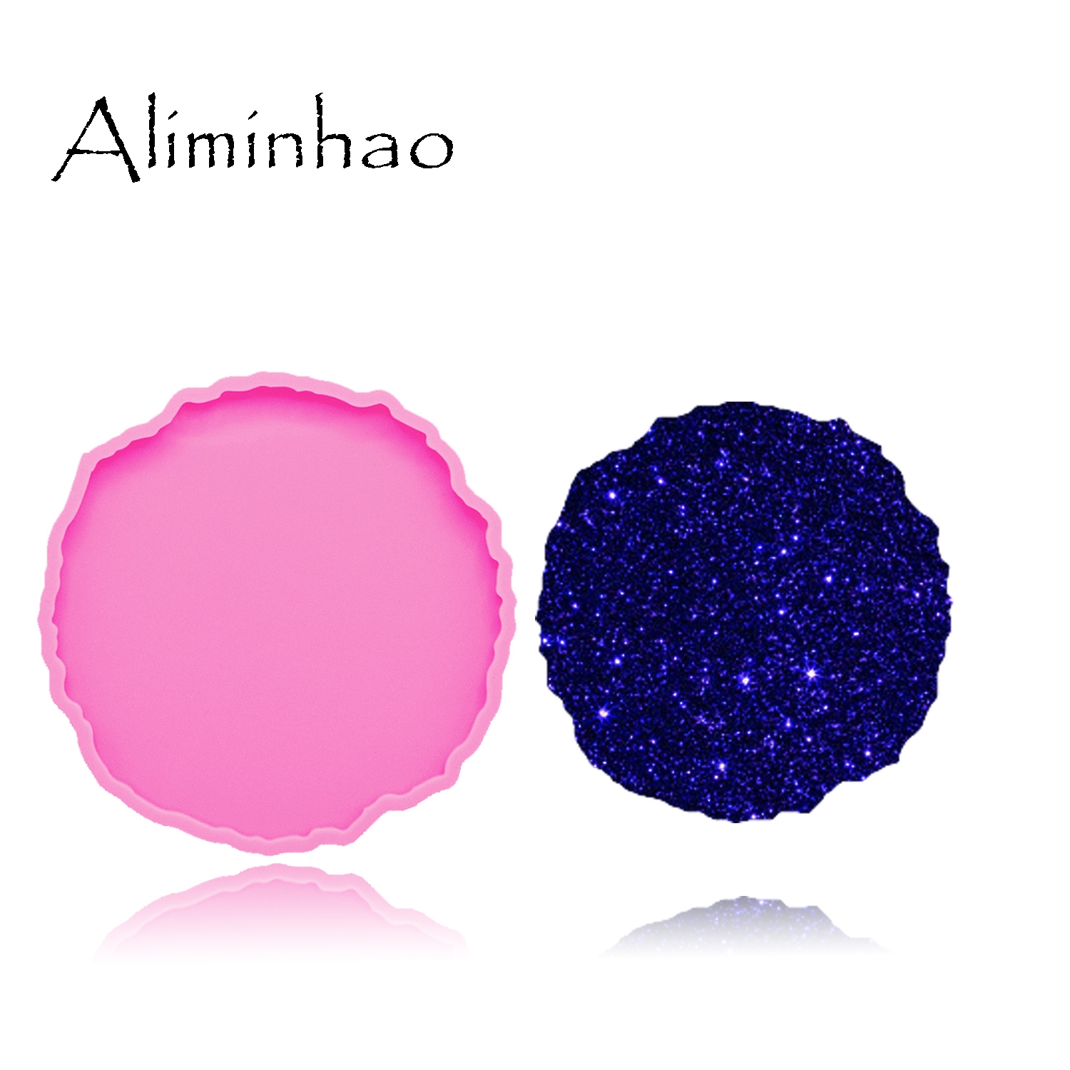 DY0278 moules ronds brillants  - Geode Mold Silicone avis et prix