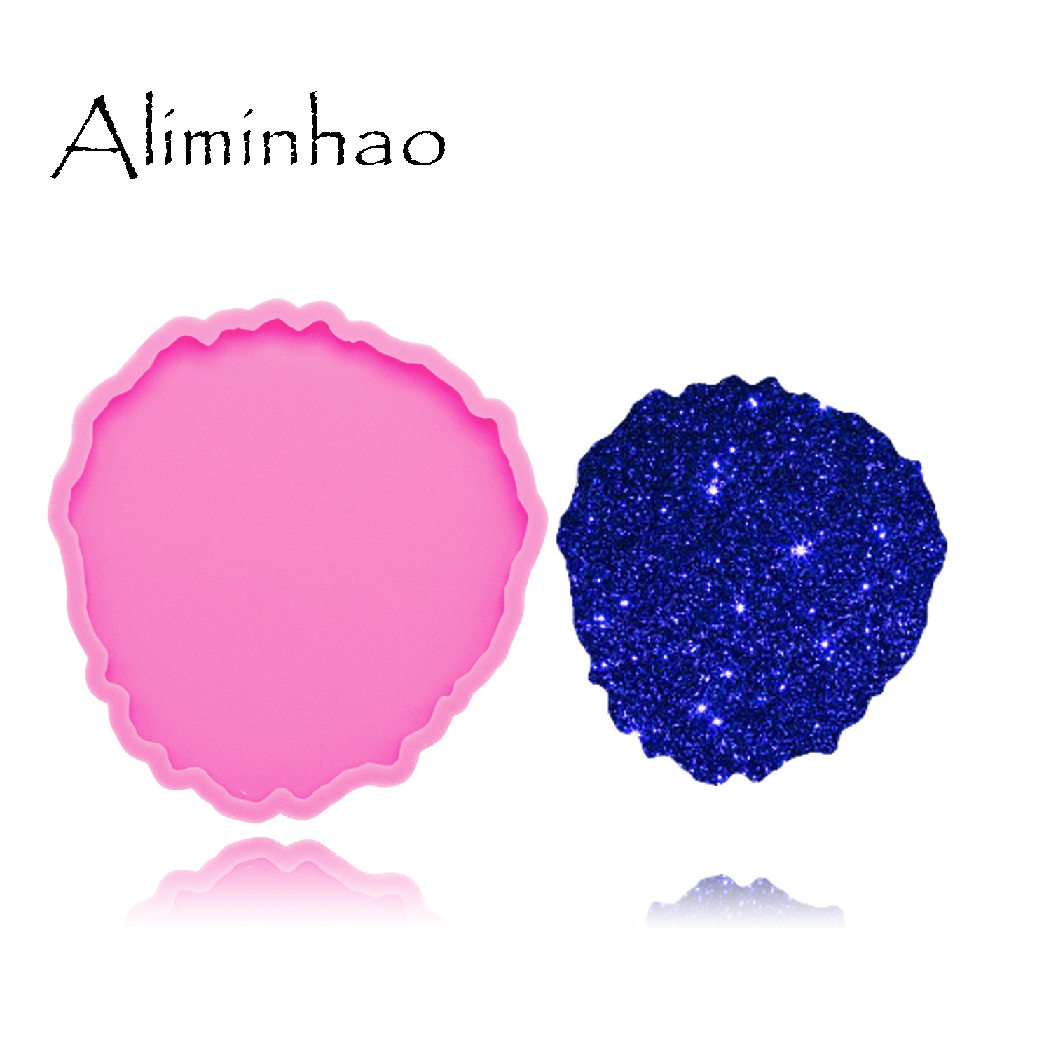 DY0278 moules ronds brillants  - Geode Mold Silicone avis et prix
