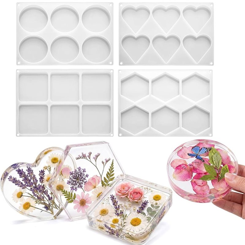 [ABFI!】 Moules en résine pour  - Coaster Mold Round avis et prix