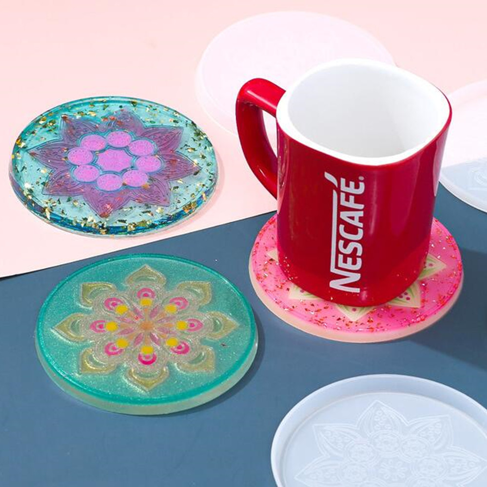 Moule rond en résine de Silico - Coaster Mold Round avis et prix