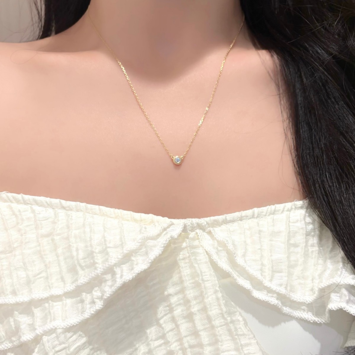 Collier pendentif en argent st - Bezels Set Pendant avis et prix