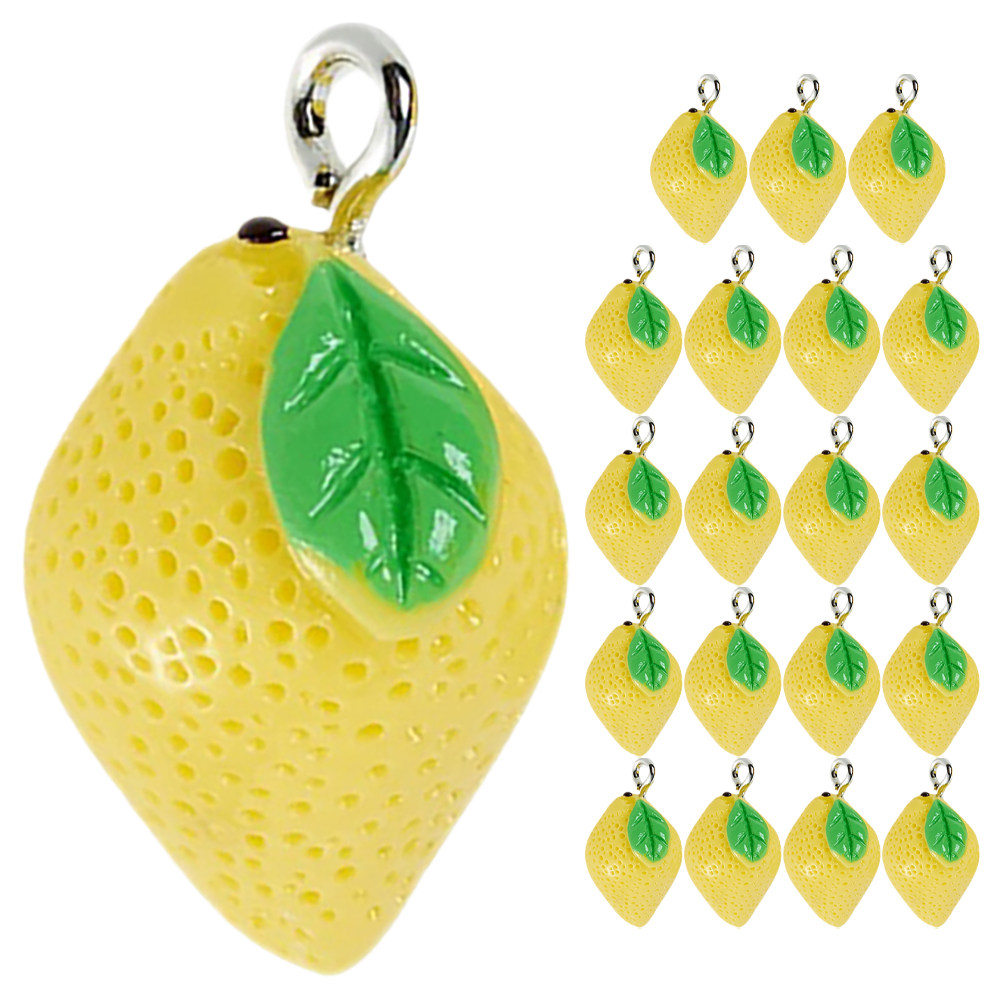 20 Breloques Citron en Résine, - Crafting Resin avis et prix