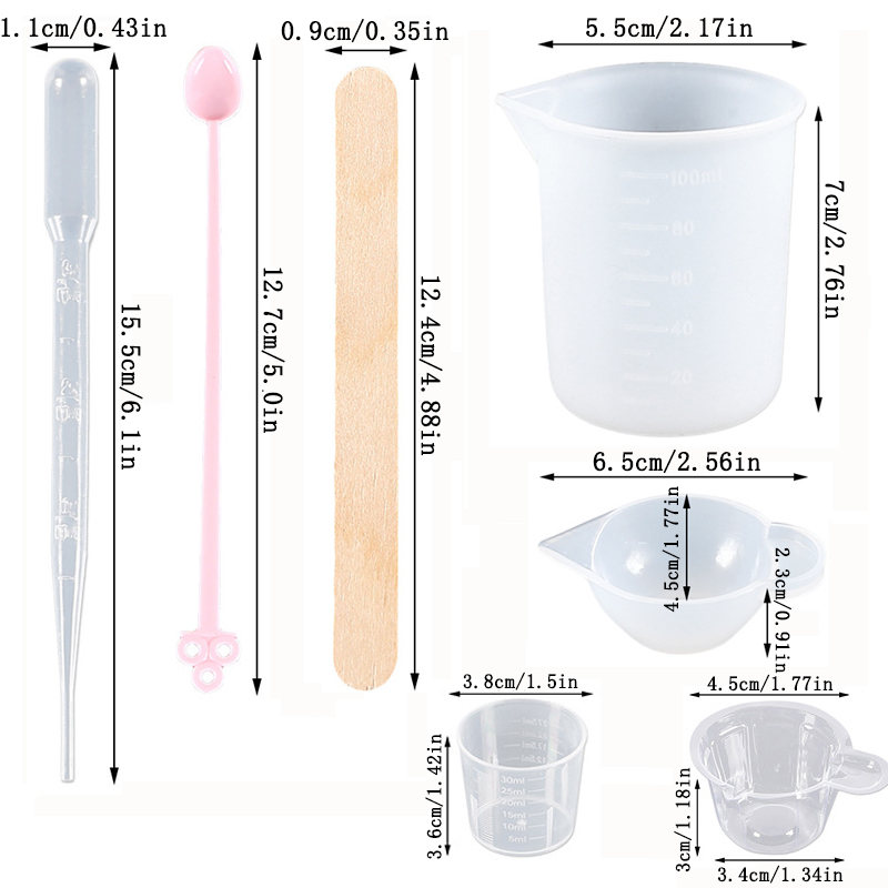 Kit d'outils en résine époxy,  - Mixing Cup Silicone avis et prix