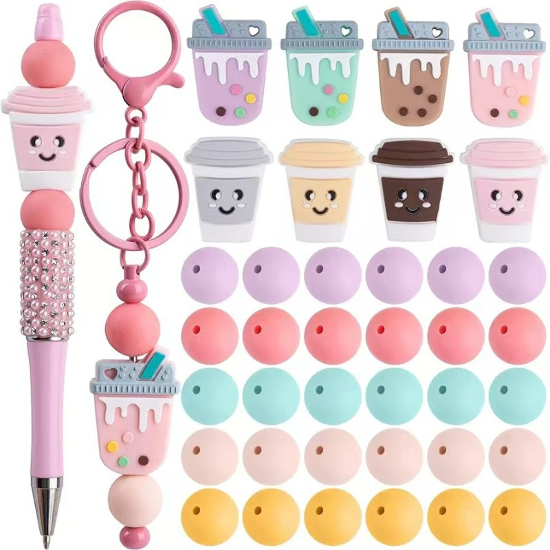 Lot de 48 perles en silicone p - Mixing Cup Silicone avis et prix