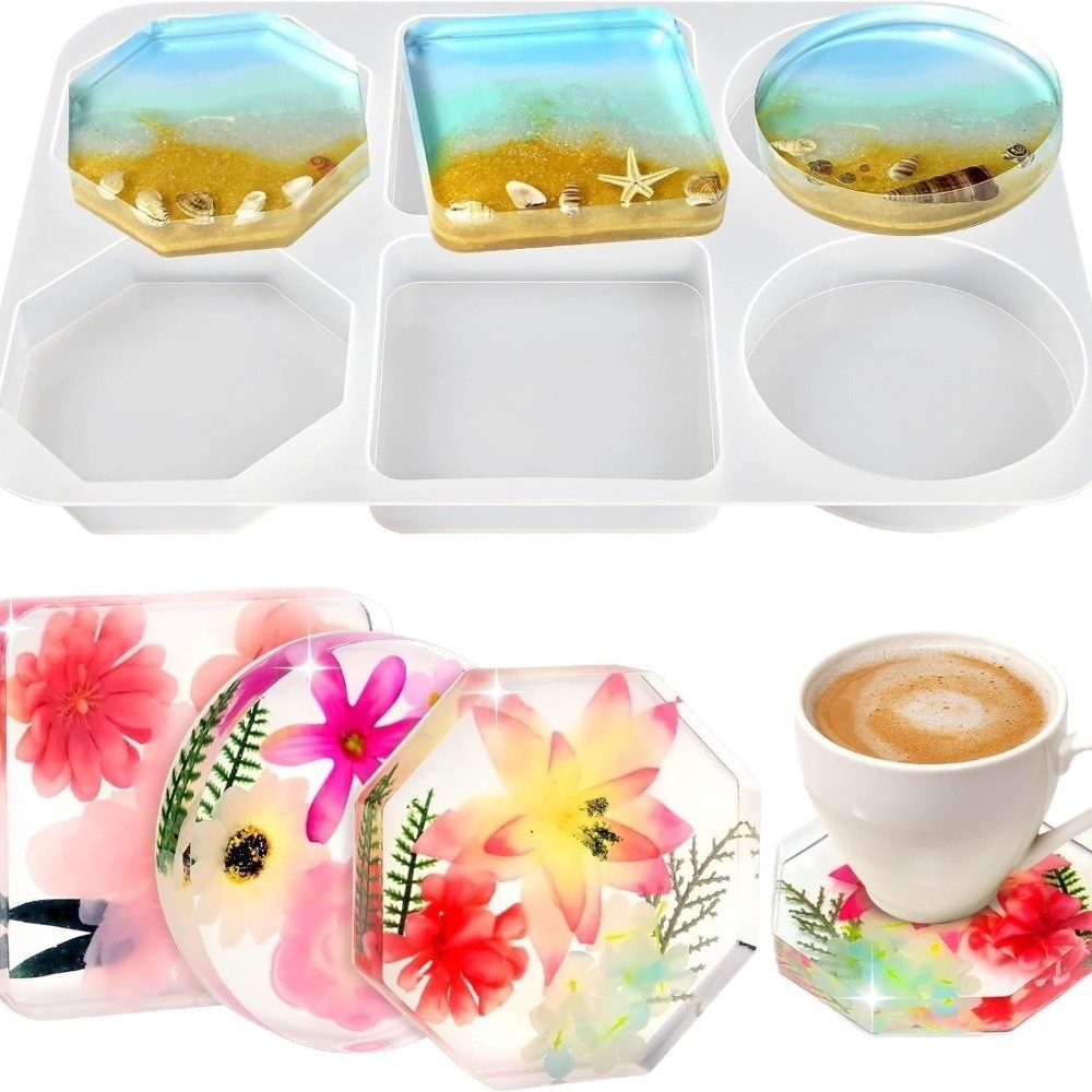 Moule en silicone créatif pour - Coaster Mold Round avis et prix