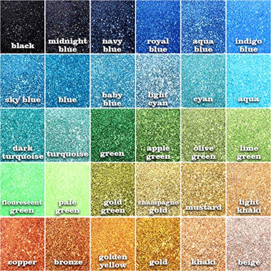 Paillettes fines, 300g, 60 cou - Resin Glitter Pack avis et prix