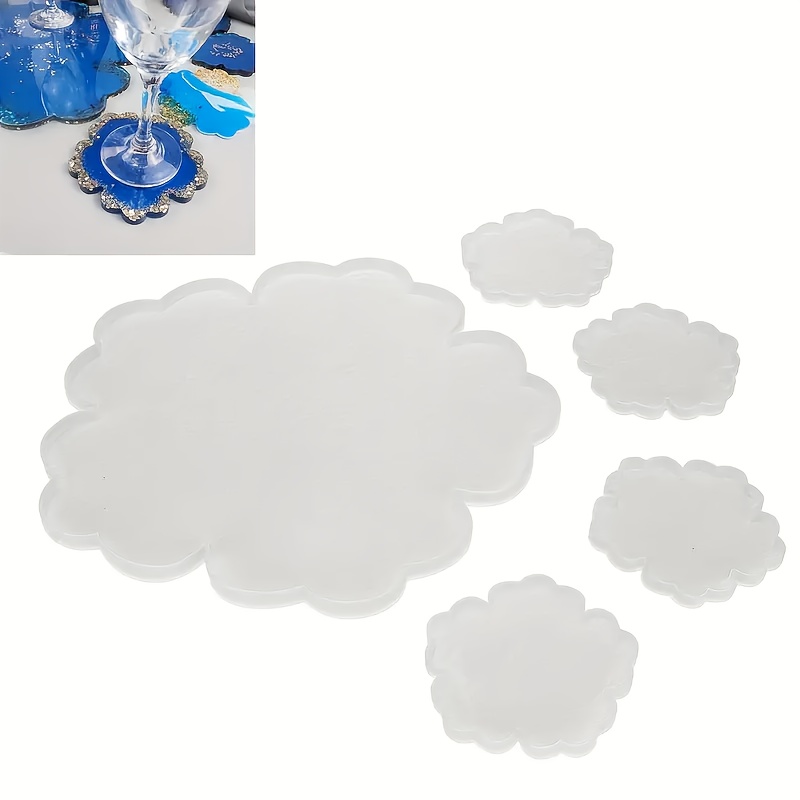 Lot de 5 moules en silicone po - Flower Preservation Resin avis et prix
