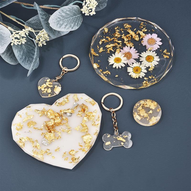 Feuille Imitation or argent cu - Gold Foil Flakes avis et prix