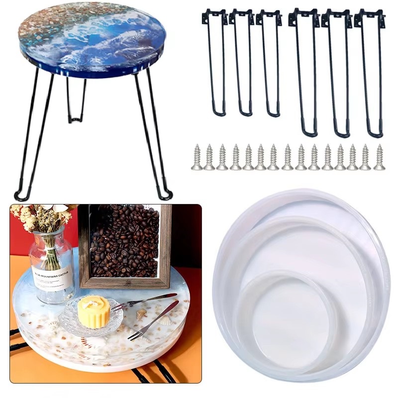 Grand plateau rond en résine U - Coaster Mold Round avis et prix