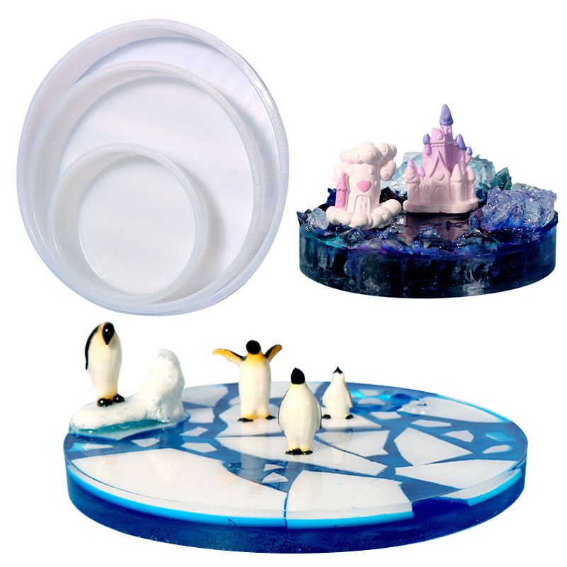 Grand plateau rond en résine U - Coaster Mold Round avis et prix