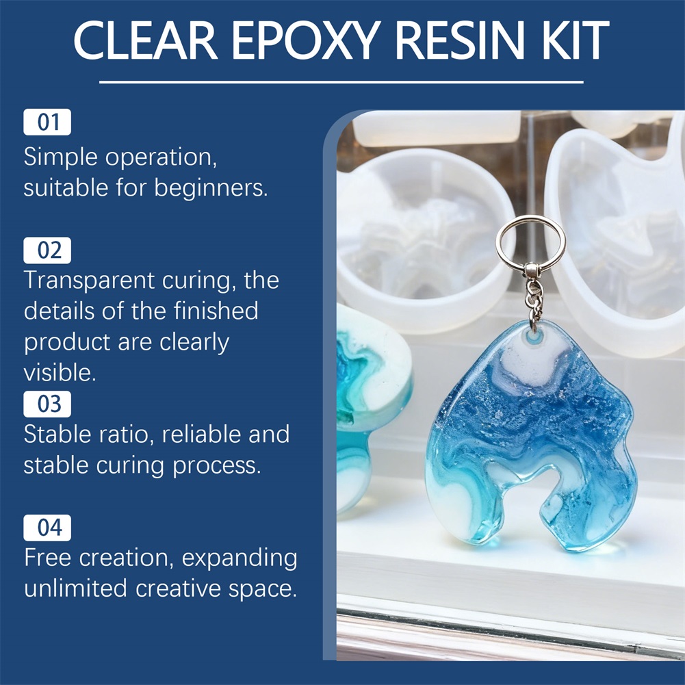 Kit de résine époxy transparen - Resin Jewelry Kit avis et prix