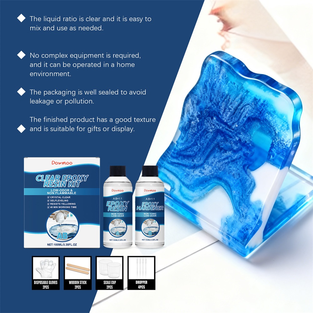Kit de résine époxy transparen - Resin Jewelry Kit avis et prix