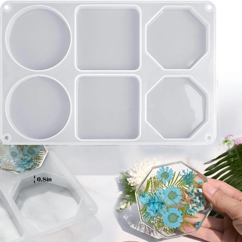 Moule en silicone pour sous-ve - Coaster Mold Round avis et prix