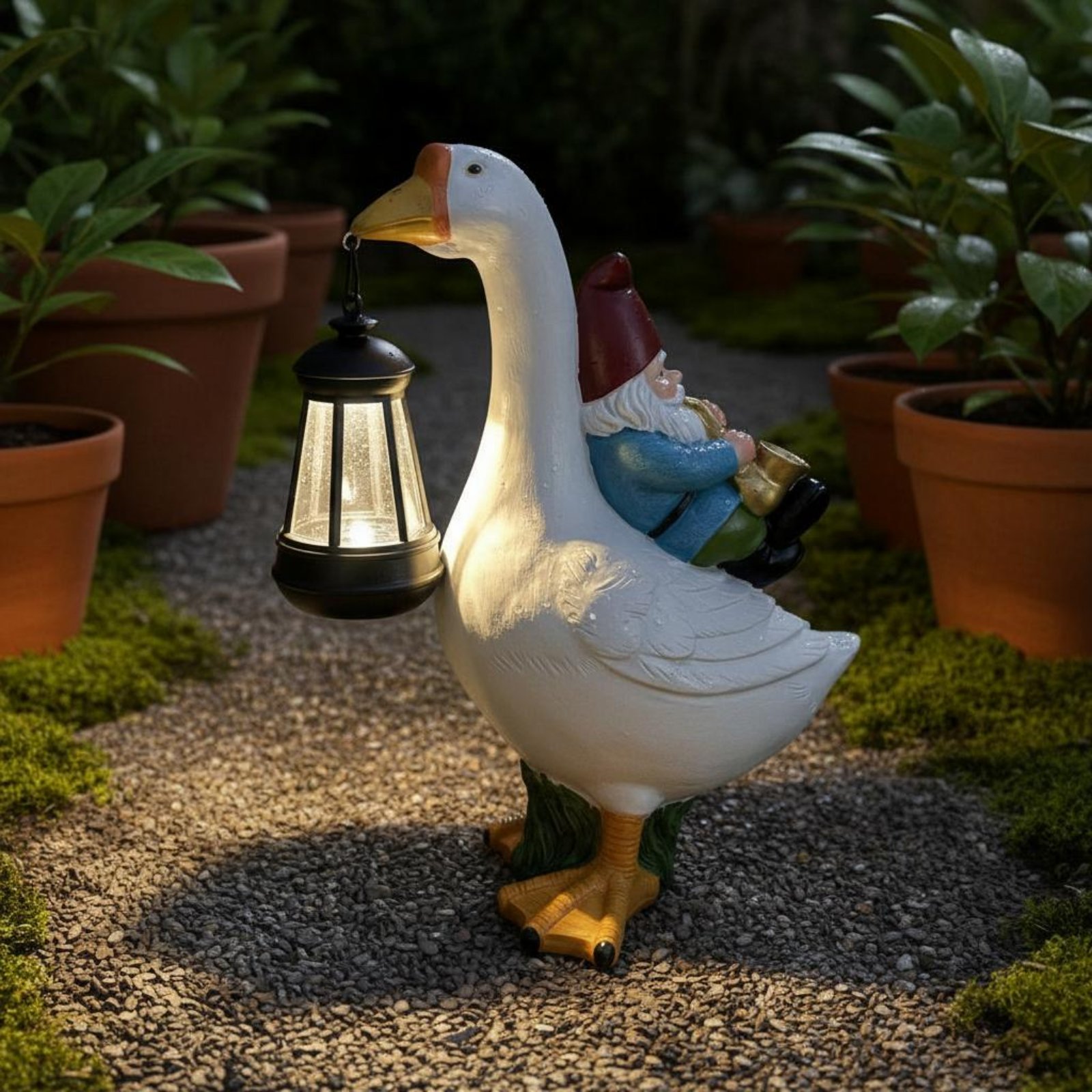 Statue de gnome monté sur une  - Crafting Resin avis et prix