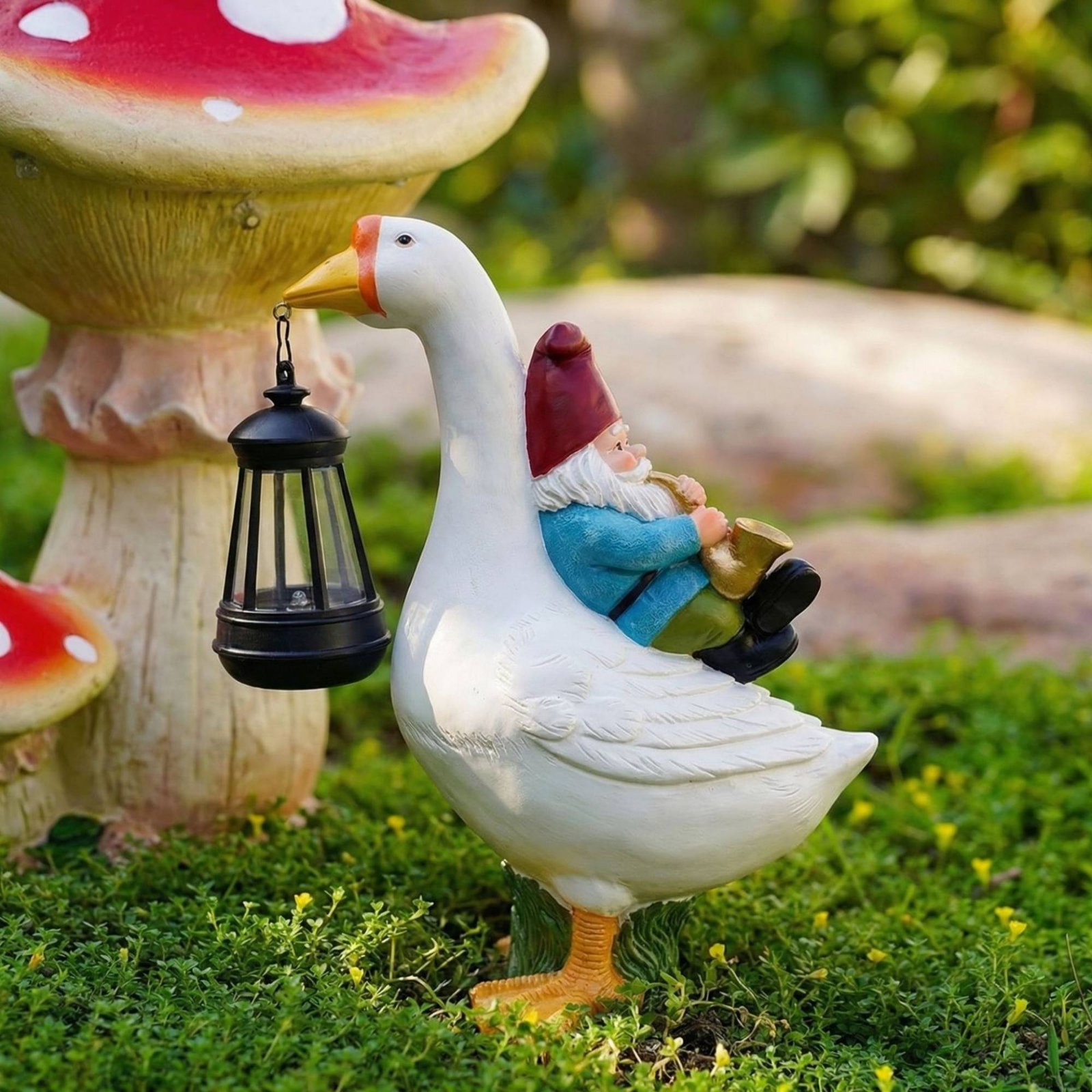 Statue de gnome monté sur une  - Crafting Resin avis et prix