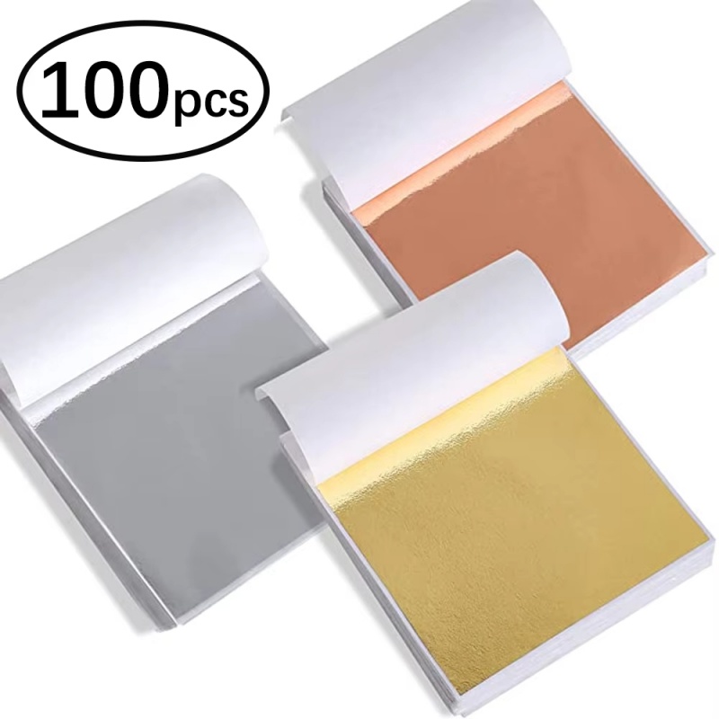 100 feuilles de papier imitati - Gold Foil Flakes avis et prix